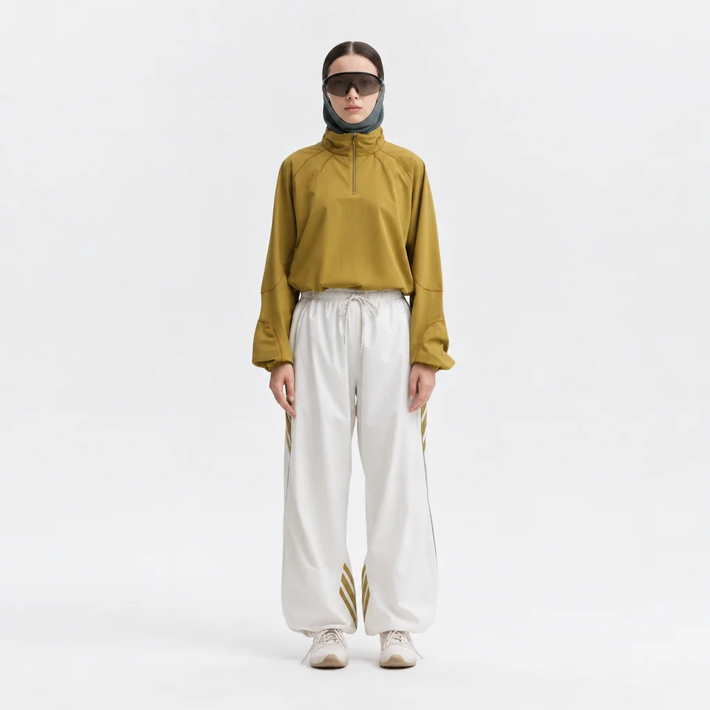 Dreich - Unisex Quick-Dry Windproof & Relaxed Fit Waterproof Trousers - White