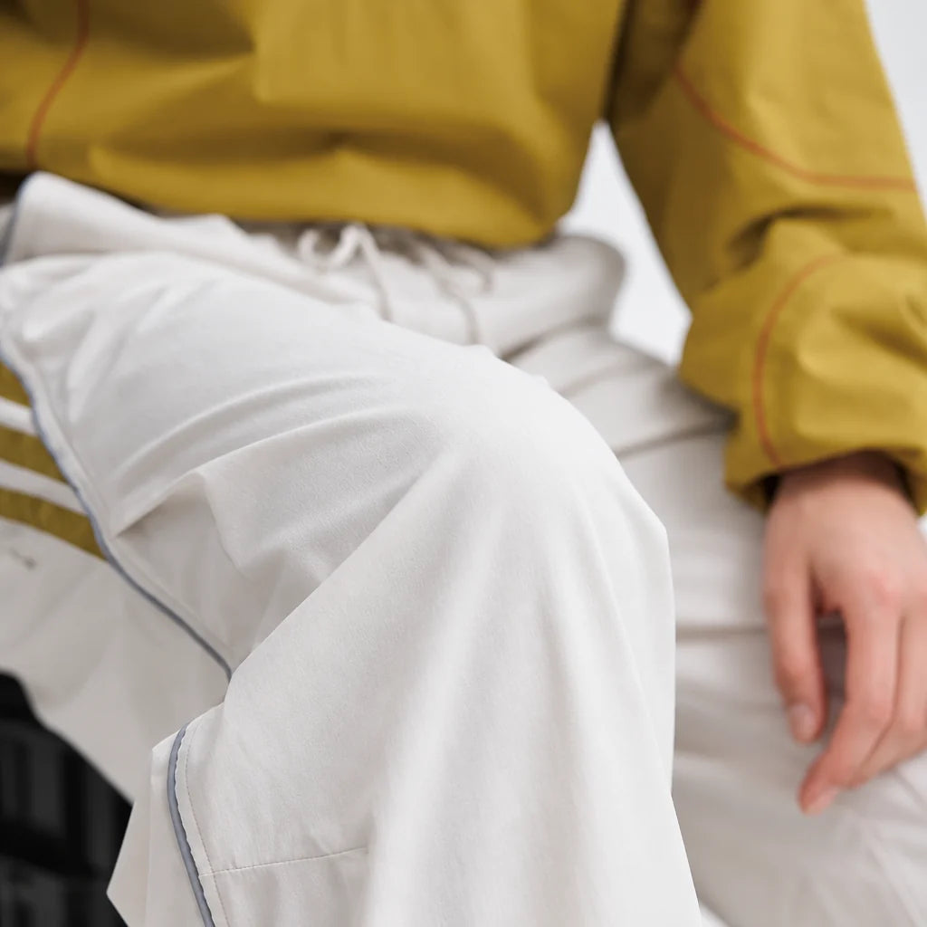 Dreich - Unisex Quick-Dry Windproof & Relaxed Fit Waterproof Trousers - White