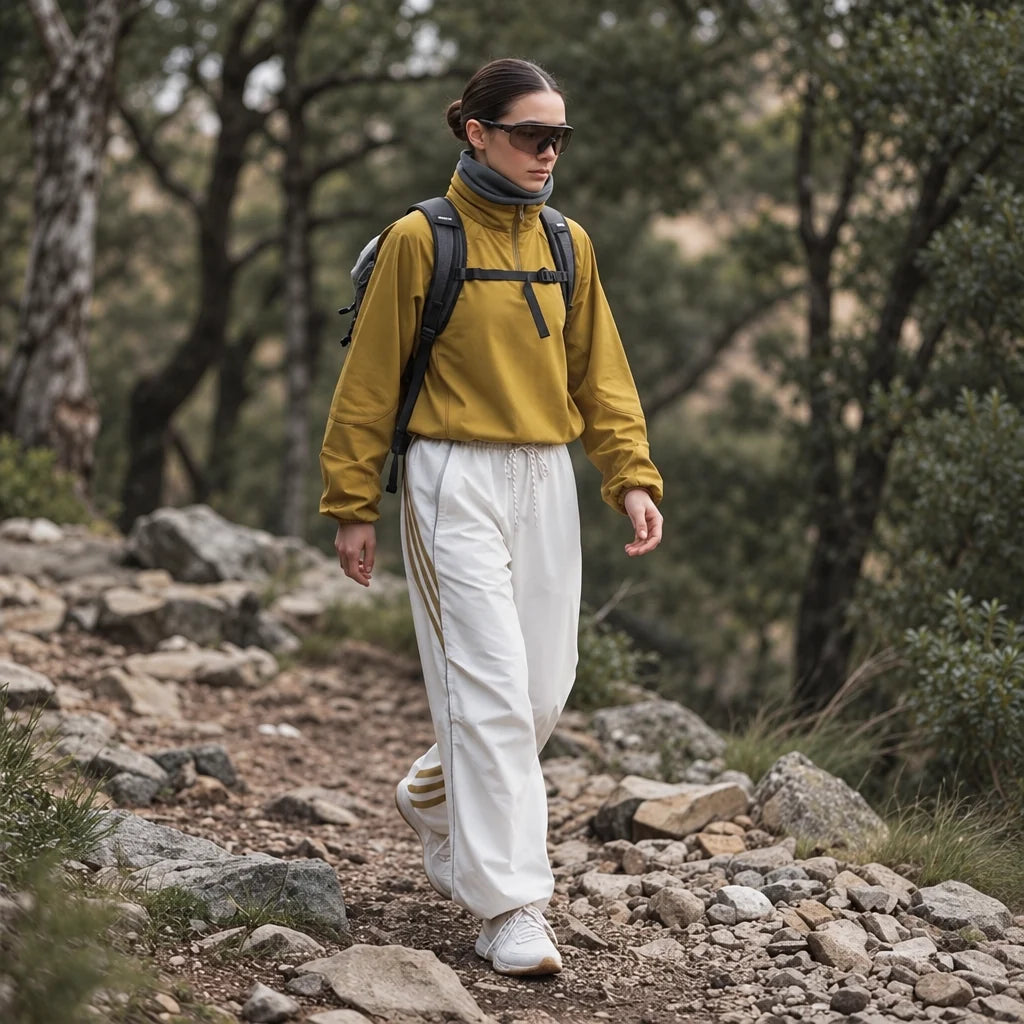 Dreich - Unisex Quick-Dry Windproof & Relaxed Fit Waterproof Trousers - White