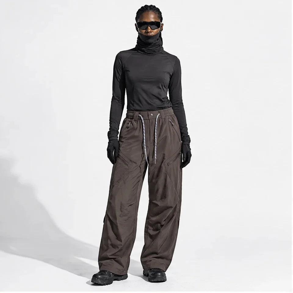 Shiel - Unisex Quick-Dry Windproof & Wrinkle-Free Waterproof Trousers - Brown