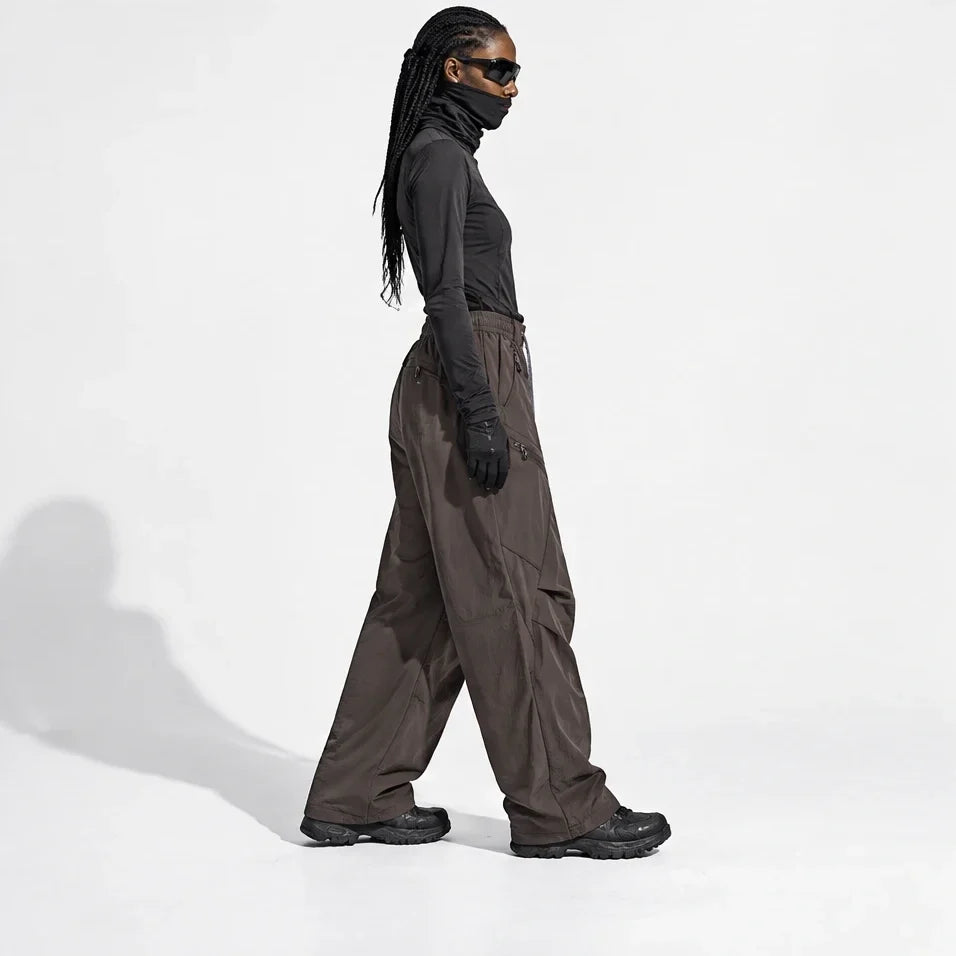 Shiel - Unisex Quick-Dry Windproof & Wrinkle-Free Waterproof Trousers - Brown