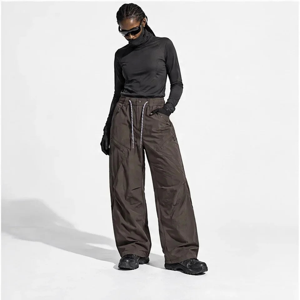 Shiel - Unisex Quick-Dry Windproof & Wrinkle-Free Waterproof Trousers - Brown