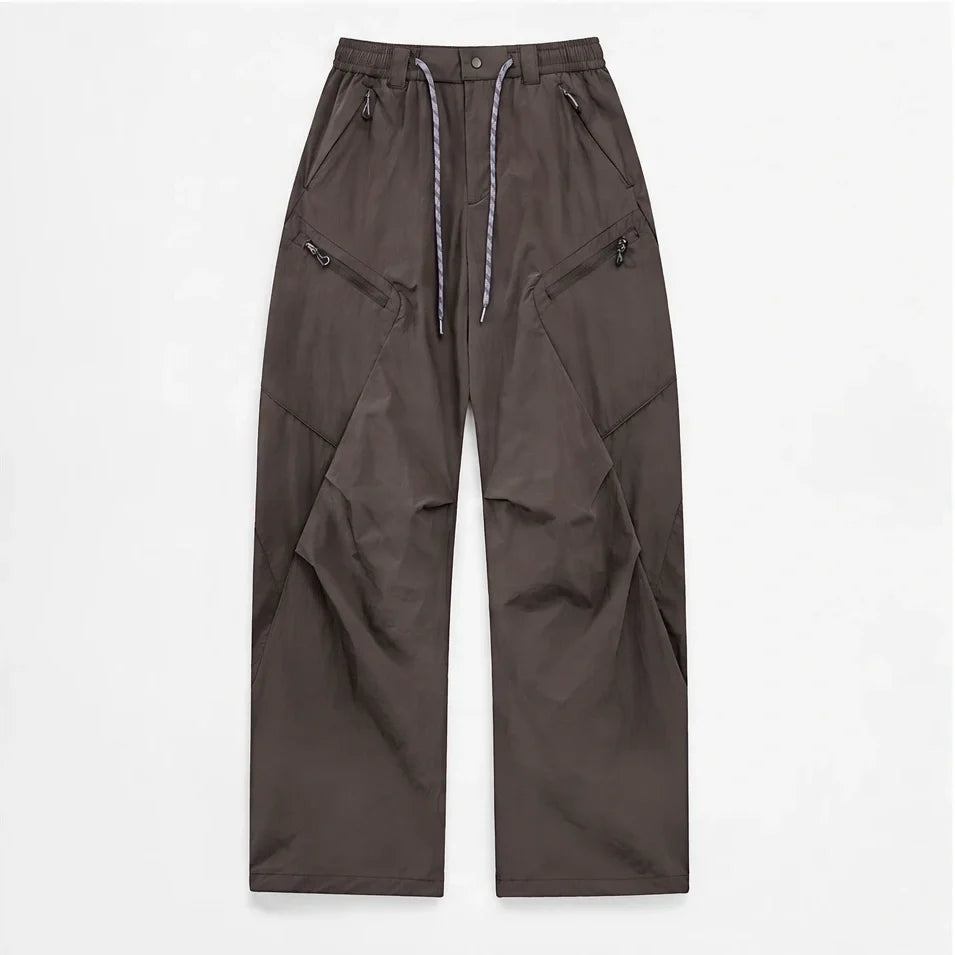 Shiel - Unisex Quick-Dry Windproof & Wrinkle-Free Waterproof Trousers - Brown