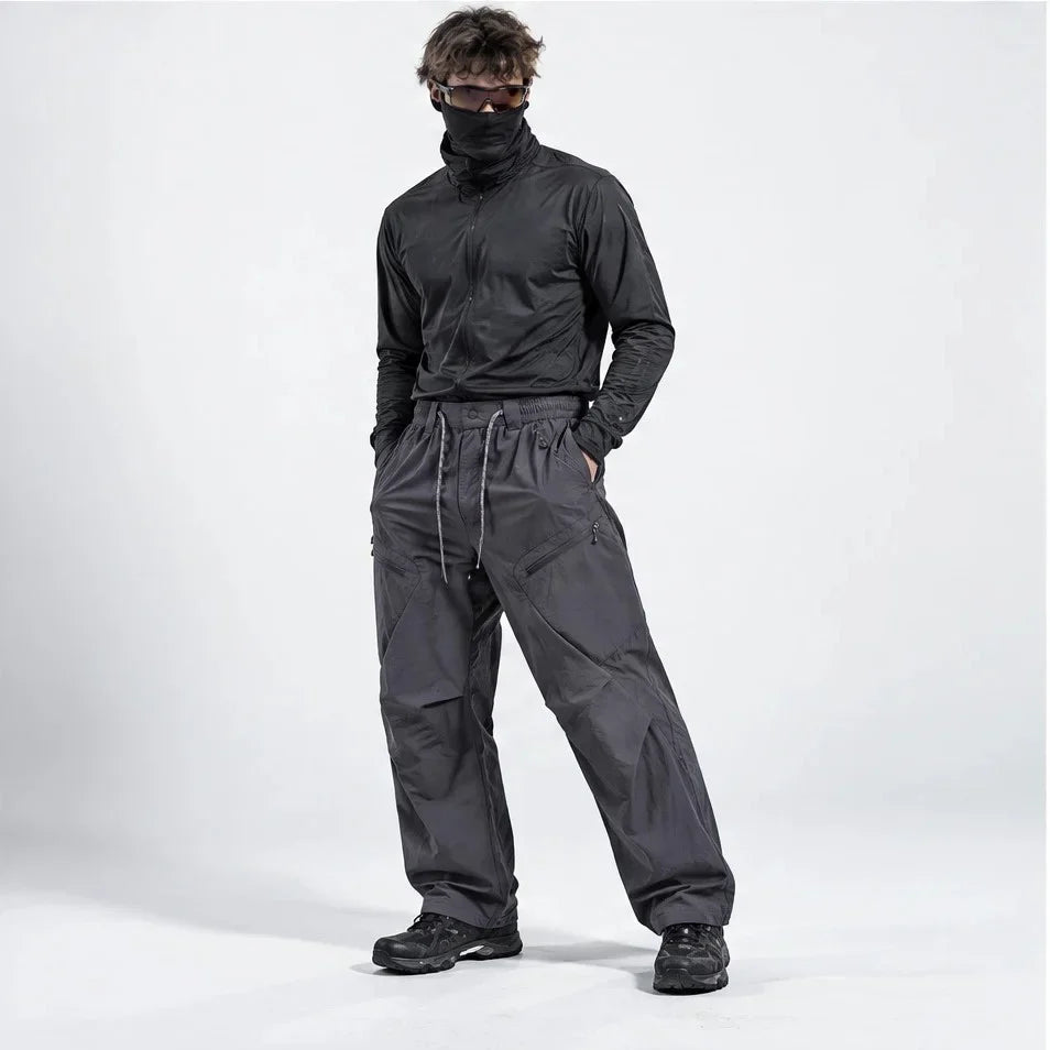 Shiel - Unisex Quick-Dry Windproof & Wrinkle-Free Waterproof Trousers - Dark Grey