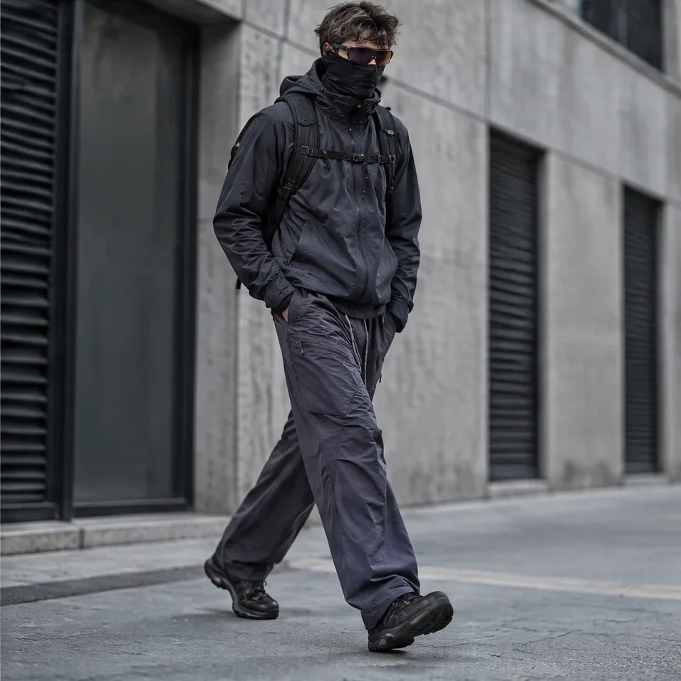 Shiel - Unisex Quick-Dry Windproof & Wrinkle-Free Waterproof Trousers - Dark Grey