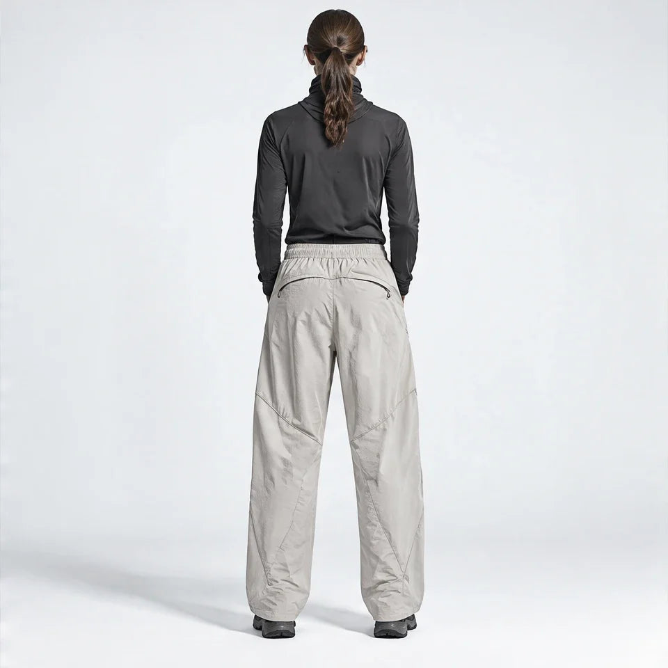 Shiel - Unisex Quick-Dry Windproof & Wrinkle-Free Waterproof Trousers - Off-white