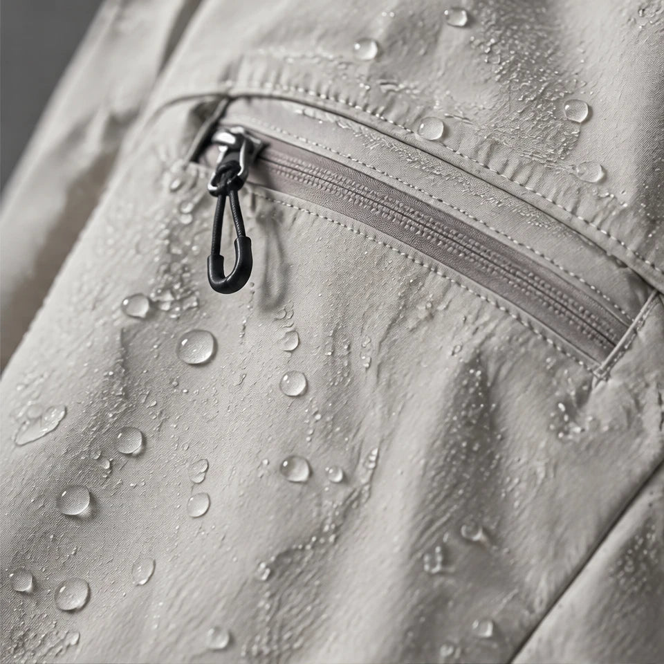 Shiel - Unisex Quick-Dry Windproof & Wrinkle-Free Waterproof Trousers - Off-white