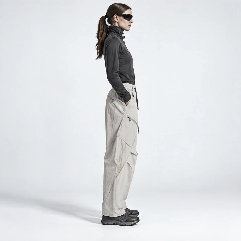 Shiel - Unisex Quick-Dry Windproof & Wrinkle-Free Waterproof Trousers - Off-white
