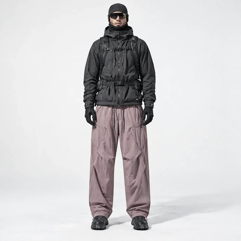 Shiel - Unisex Quick-Dry Windproof & Wrinkle-Free Waterproof Trousers - Pink