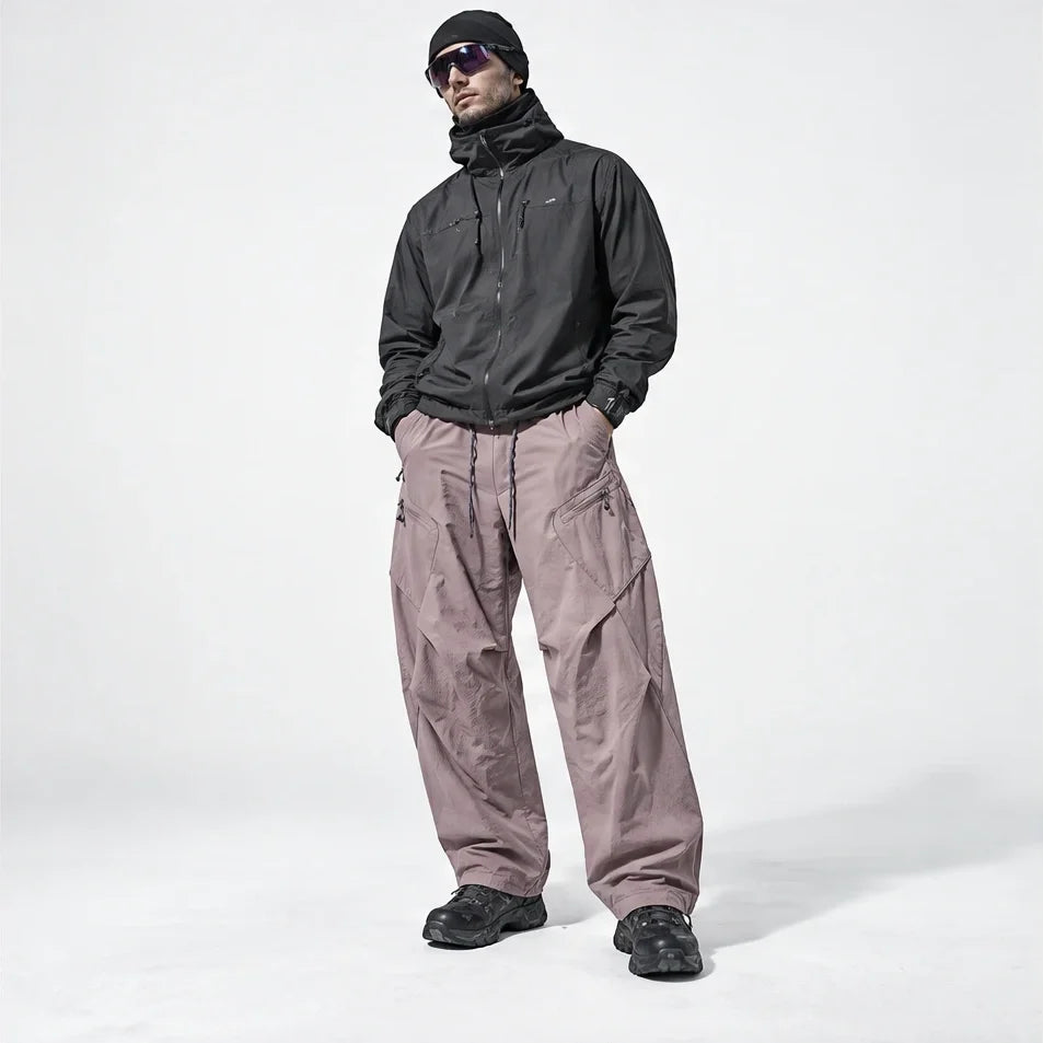 Shiel - Unisex Quick-Dry Windproof & Wrinkle-Free Waterproof Trousers - Pink