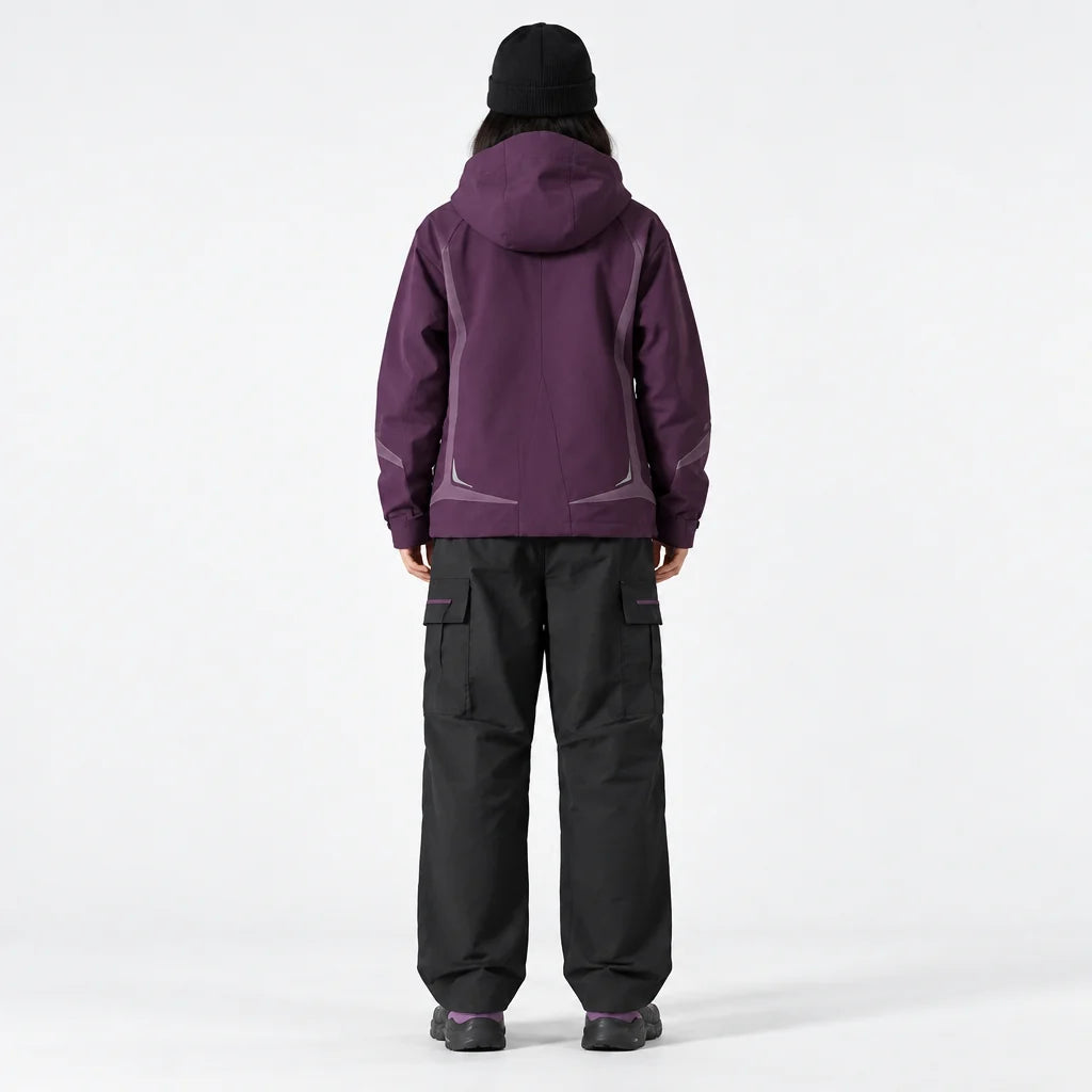 Brash - Unisex Quick-Dry Windproof & Stain-Resistant Waterproof Trousers - Black