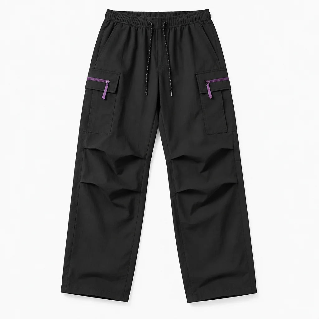 Brash - Unisex Quick-Dry Windproof & Stain-Resistant Waterproof Trousers - Black