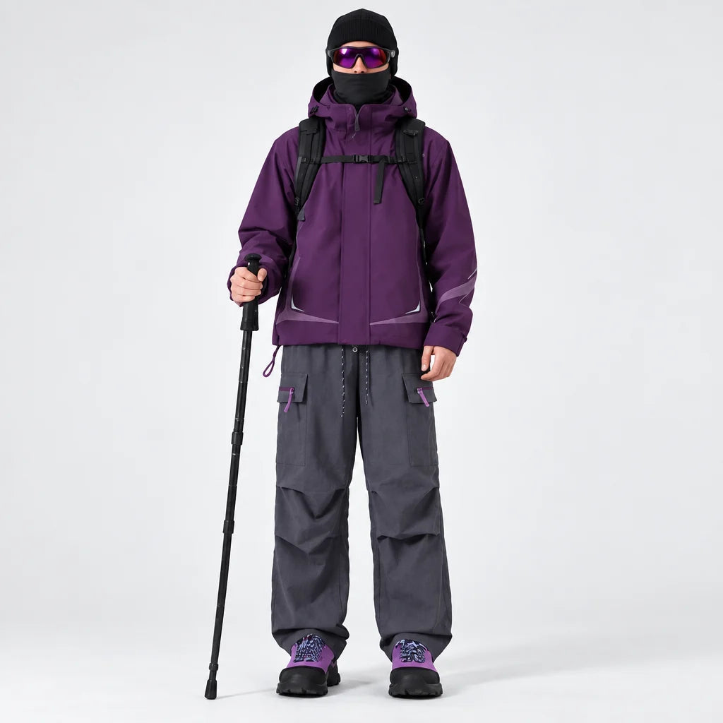 Brash - Unisex Quick-Dry Windproof & Stain-Resistant Waterproof Trousers - Grey