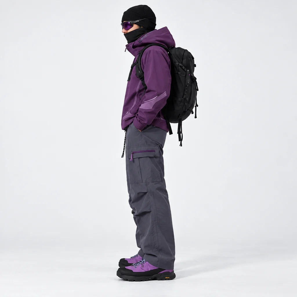 Brash - Unisex Quick-Dry Windproof & Stain-Resistant Waterproof Trousers - Grey