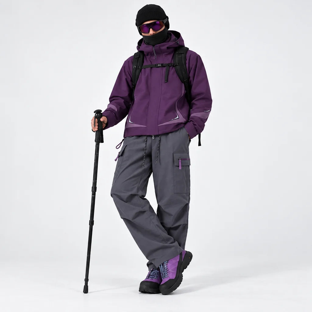 Brash - Unisex Quick-Dry Windproof & Stain-Resistant Waterproof Trousers - Grey