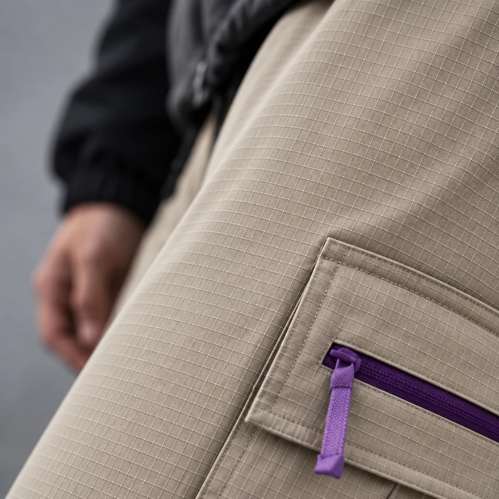 Brash - Unisex Quick-Dry Windproof & Stain-Resistant Waterproof Trousers - Khaki