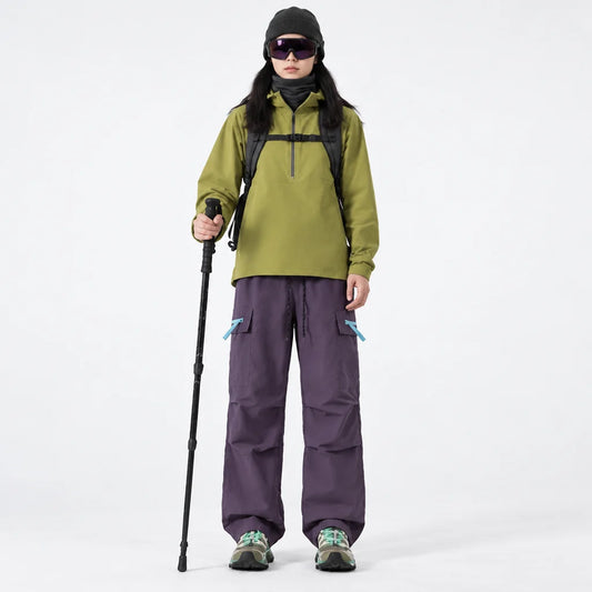 Brash - Unisex Quick-Dry Windproof & Stain-Resistant Waterproof Trousers - Purple