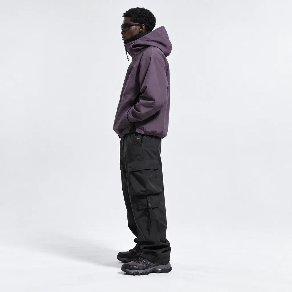 Scar - Unisex Windproof Breathable & Taped Seams Waterproof Jacket - Berry Purple