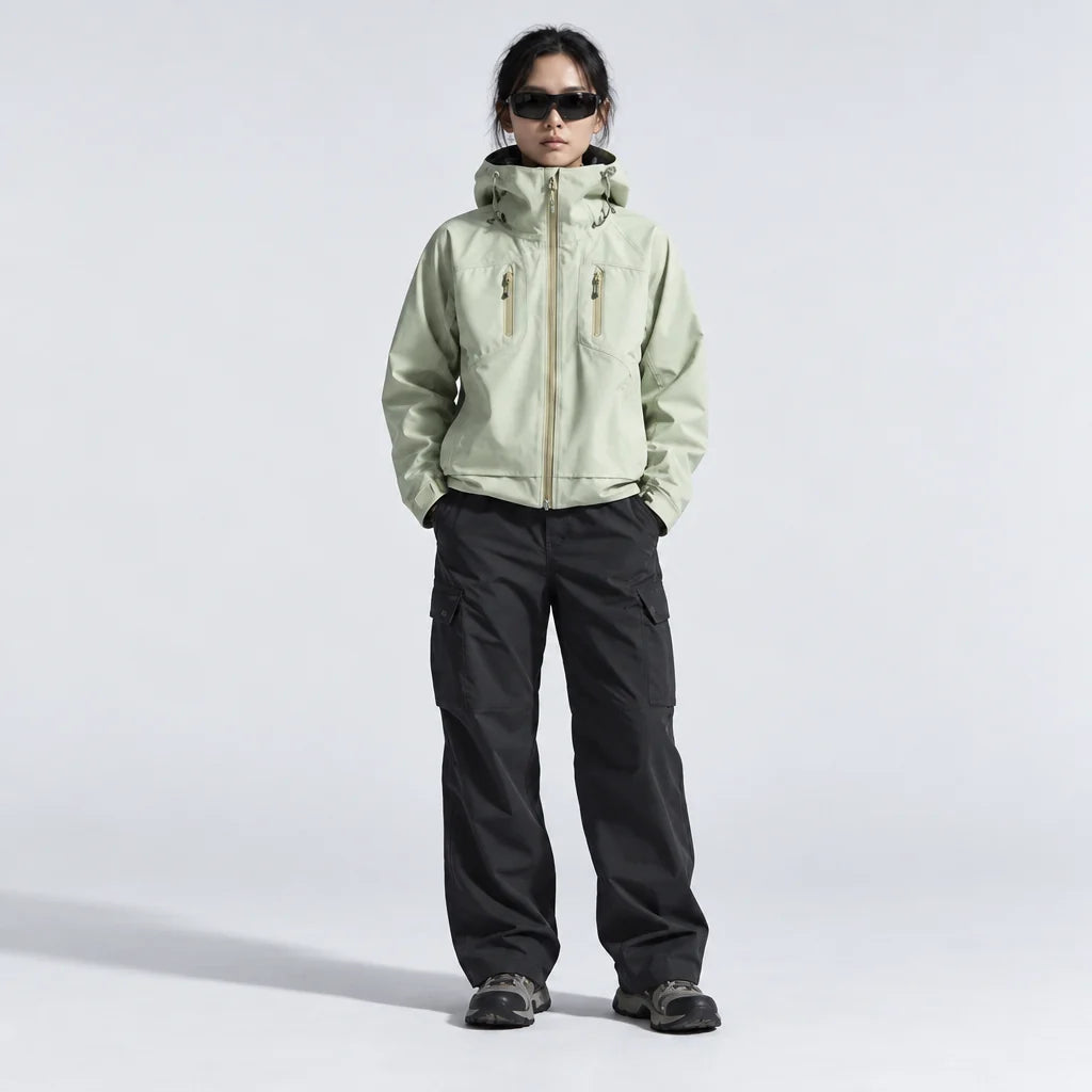 Scar - Unisex Windproof Breathable & Taped Seams Waterproof Jacket - Green