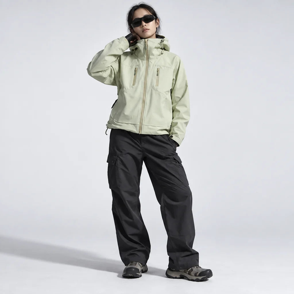 Scar - Unisex Windproof Breathable & Taped Seams Waterproof Jacket - Green