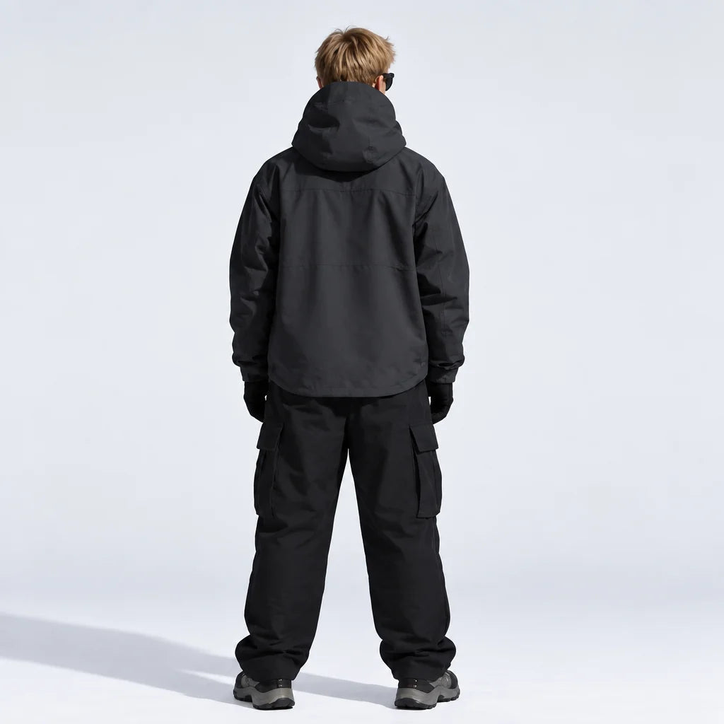 Scar - Unisex Windproof Breathable & Taped Seams Waterproof Jacket - Grey