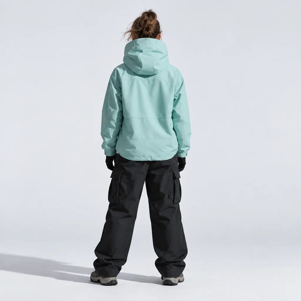 Scar - Unisex Windproof Breathable & Taped Seams Waterproof Jacket - Mint Green
