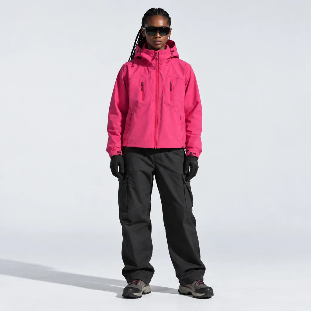 Scar - Unisex Windproof Breathable & Taped Seams Waterproof Jacket - Pink