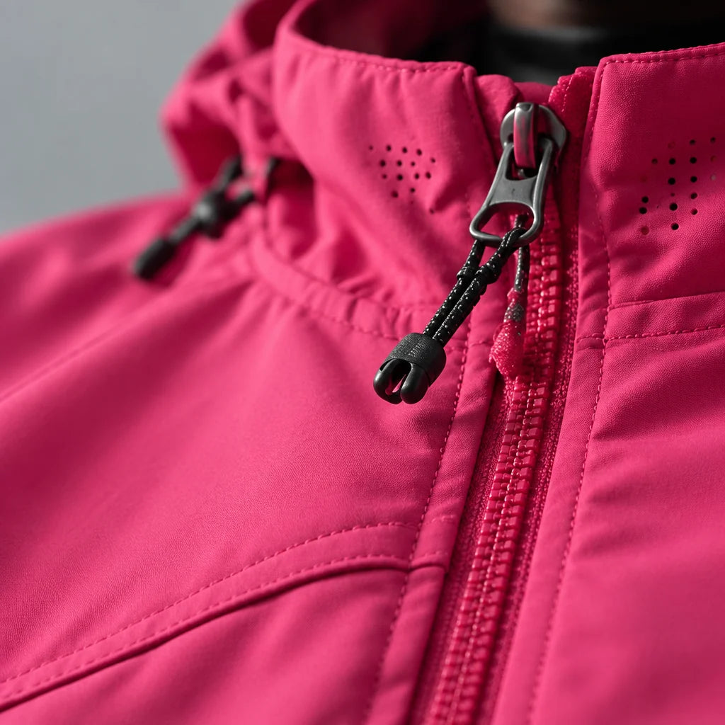 Scar - Unisex Windproof Breathable & Taped Seams Waterproof Jacket - Pink