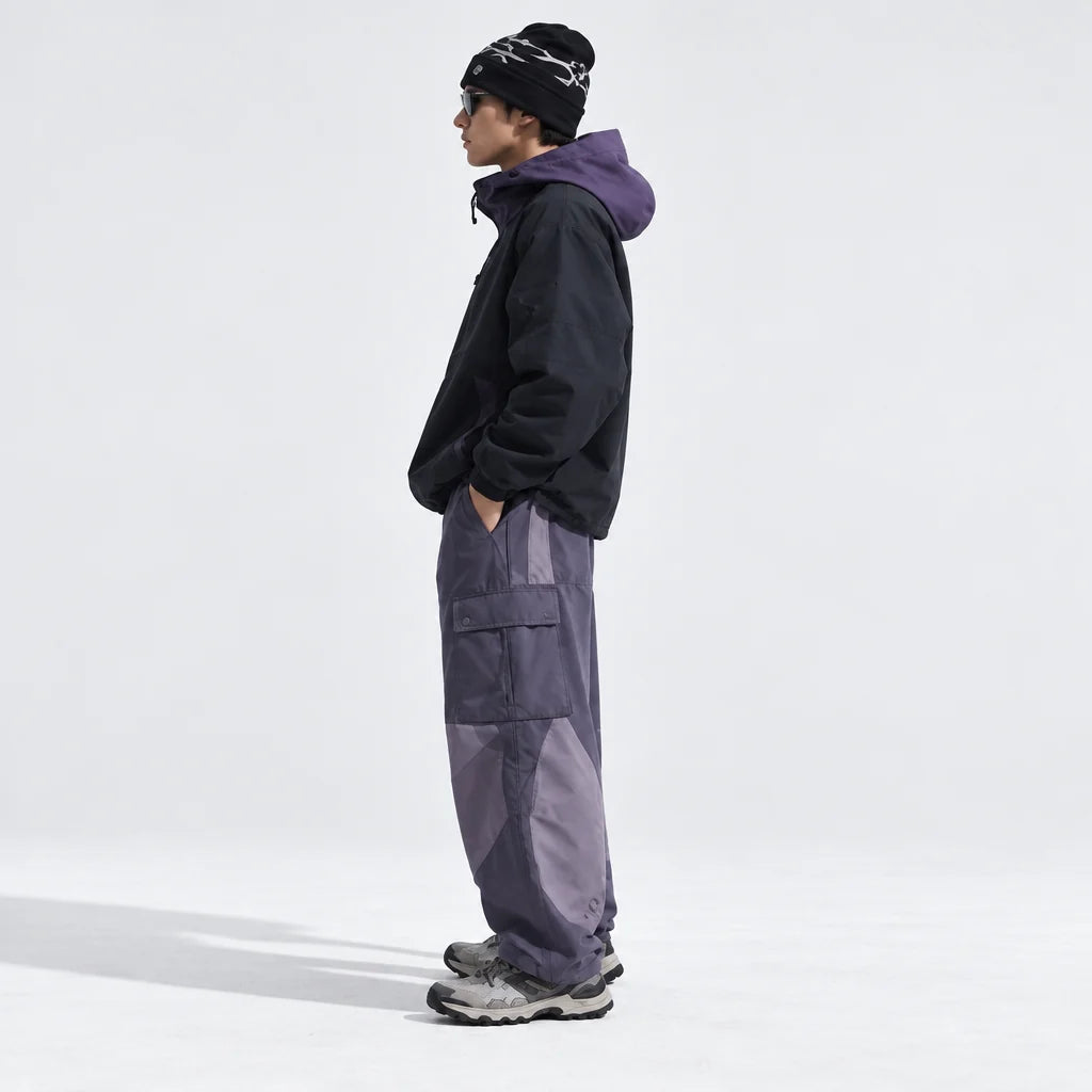 Rack - Unisex Water-Repellent & Windproof Reflective Lightweight Jacket - Deep Purple