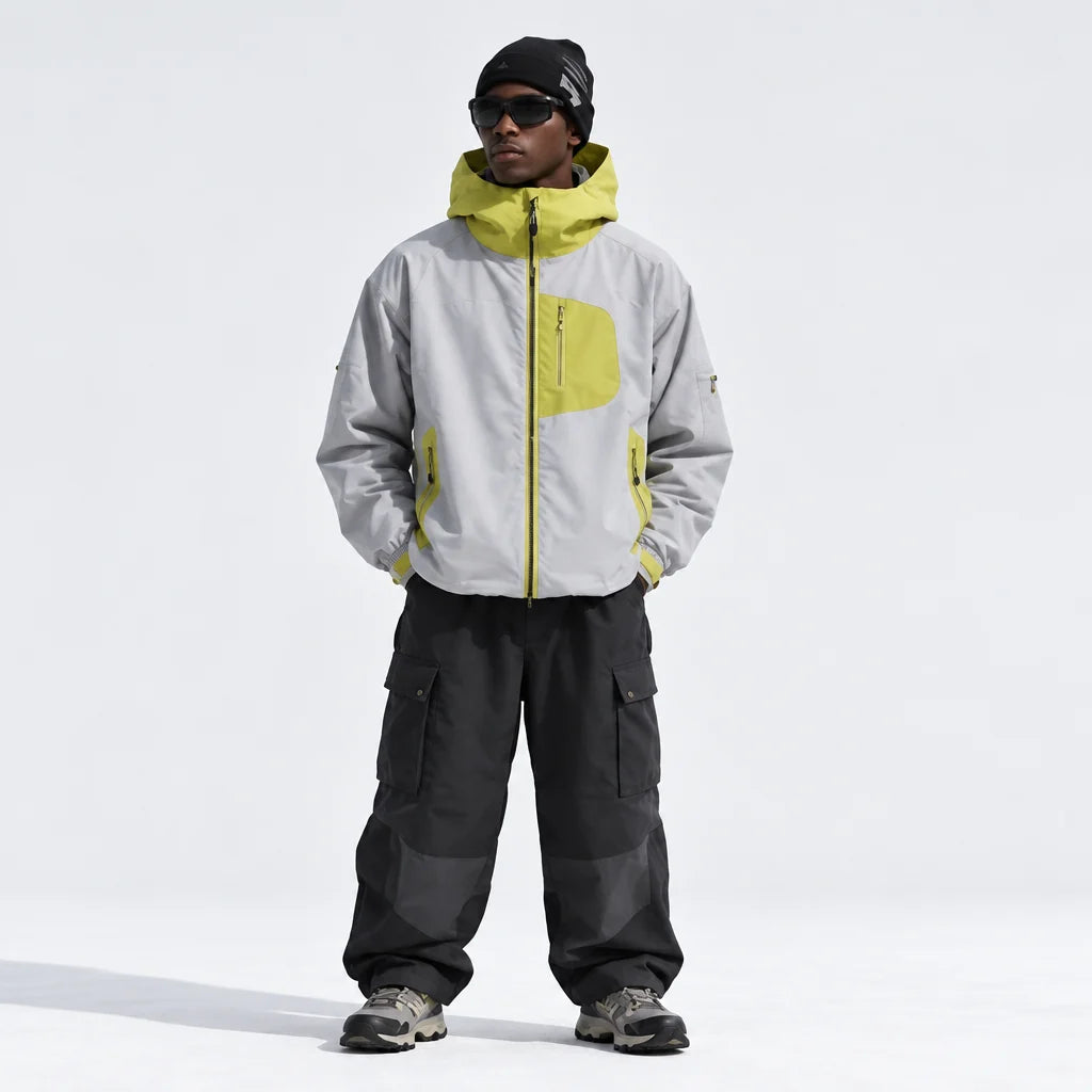 Rack - Unisex Water-Repellent & Windproof Reflective Lightweight Jacket - Grey