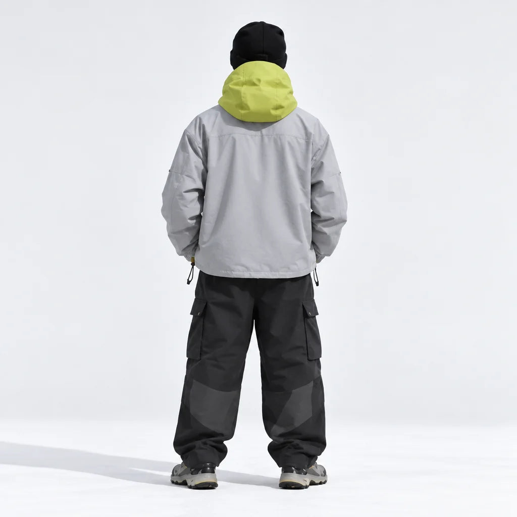 Rack - Unisex Water-Repellent & Windproof Reflective Lightweight Jacket - Grey