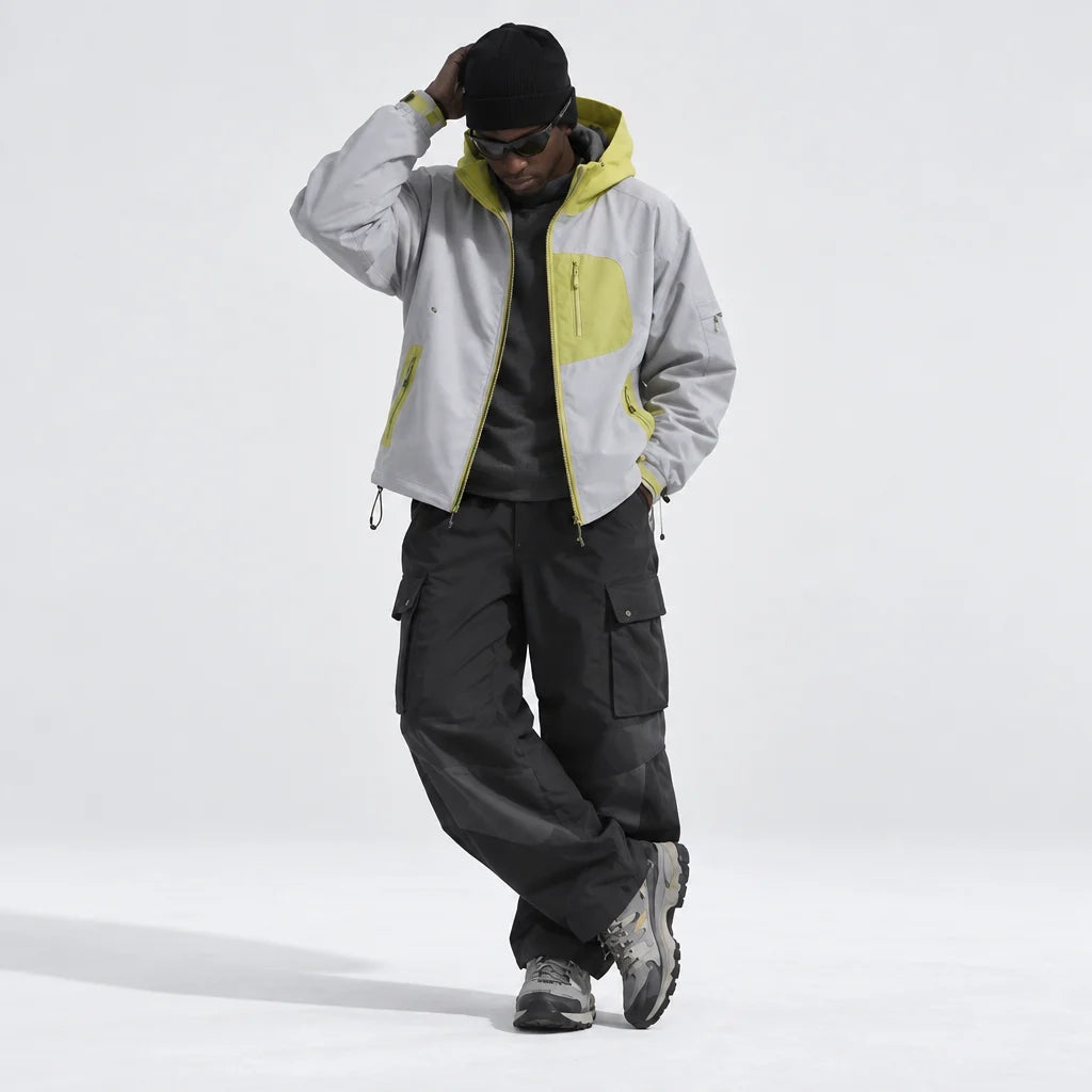 Rack - Unisex Water-Repellent & Windproof Reflective Lightweight Jacket - Grey