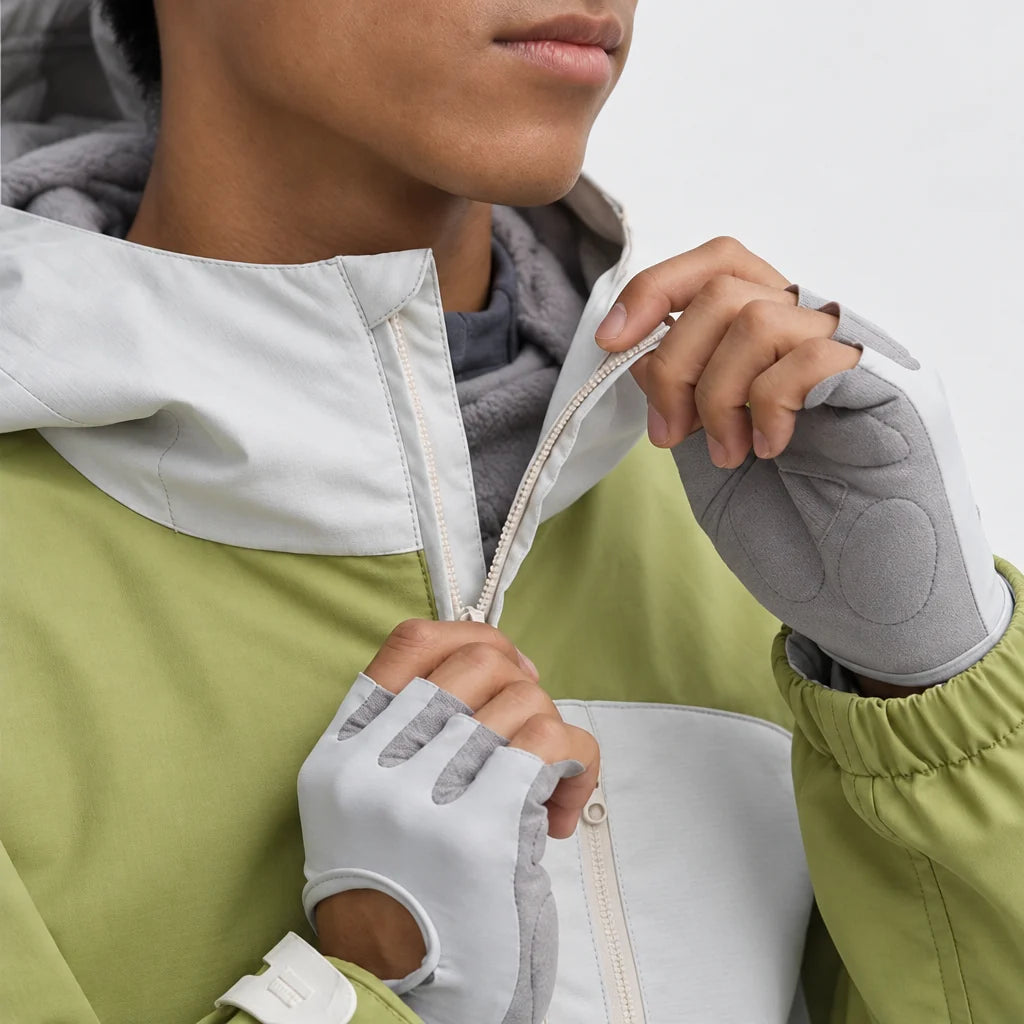 Rack - Unisex Water-Repellent & Windproof Reflective Lightweight Jacket - Yellow Green