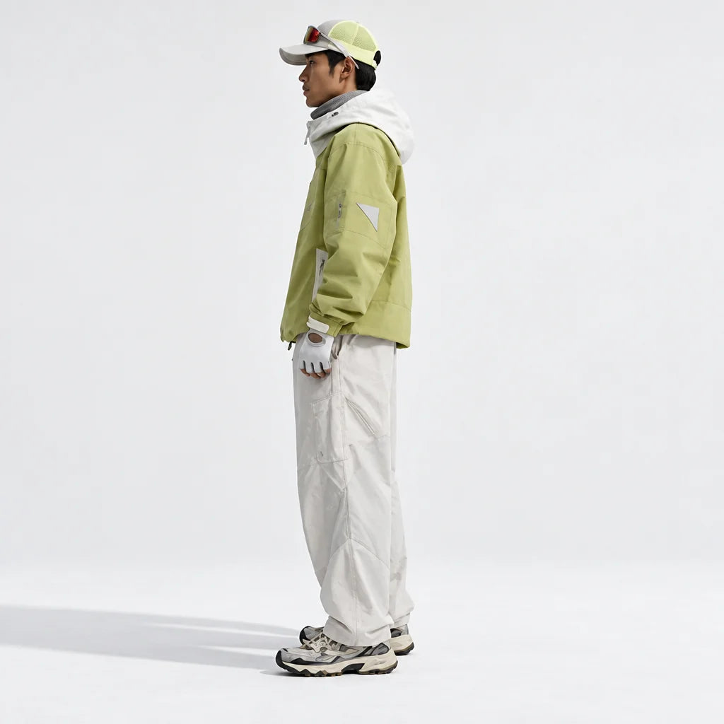 Rack - Unisex Water-Repellent & Windproof Reflective Lightweight Jacket - Yellow Green