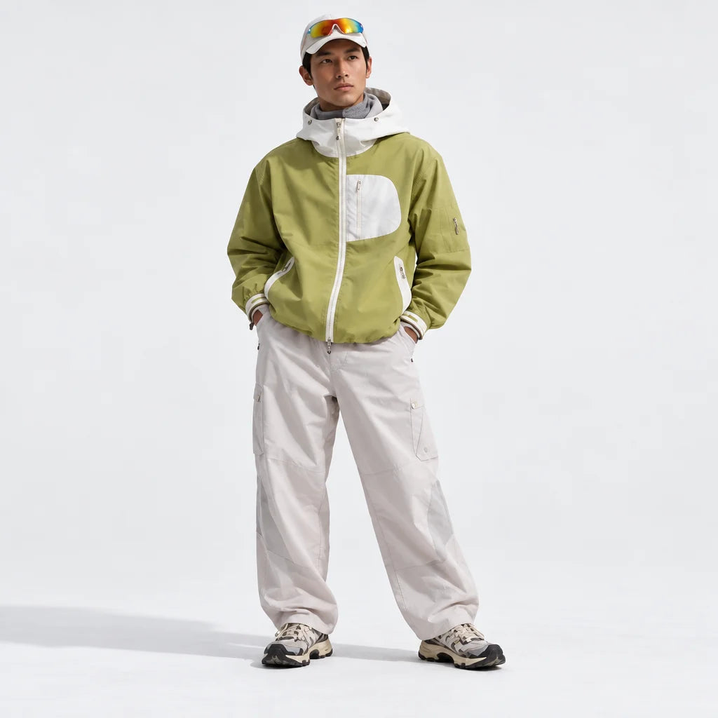 Rack - Unisex Water-Repellent & Windproof Reflective Lightweight Jacket - Yellow Green