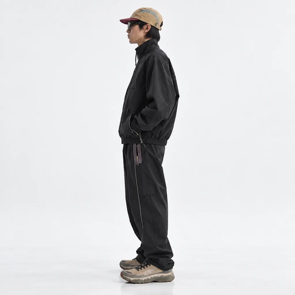 Spume - Unisex Water-Repellent & Windproof Stand-Collar Lightweight Jacket - Black