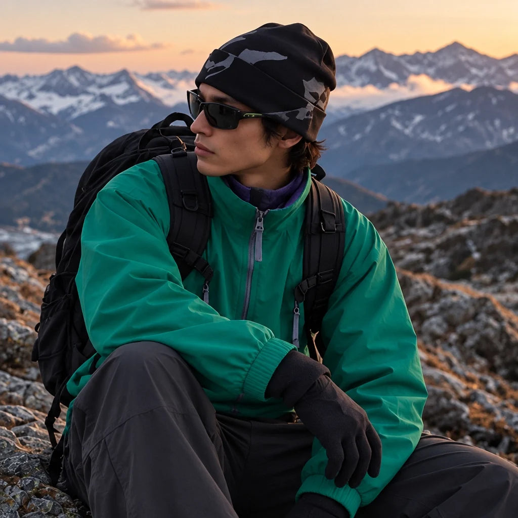 Spume - Unisex Water-Repellent & Windproof Stand-Collar Lightweight Jacket - Green