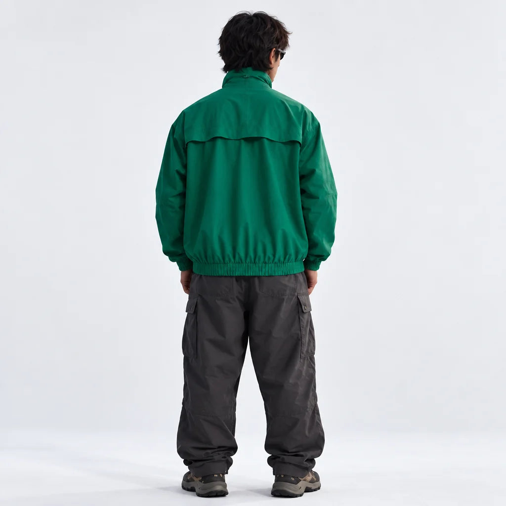 Spume - Unisex Water-Repellent & Windproof Stand-Collar Lightweight Jacket - Green