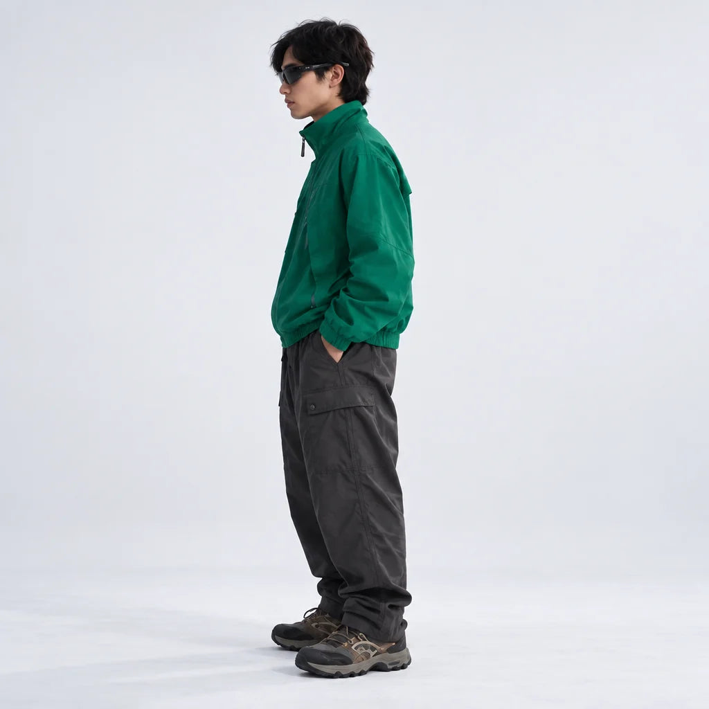 Spume - Unisex Water-Repellent & Windproof Stand-Collar Lightweight Jacket - Green