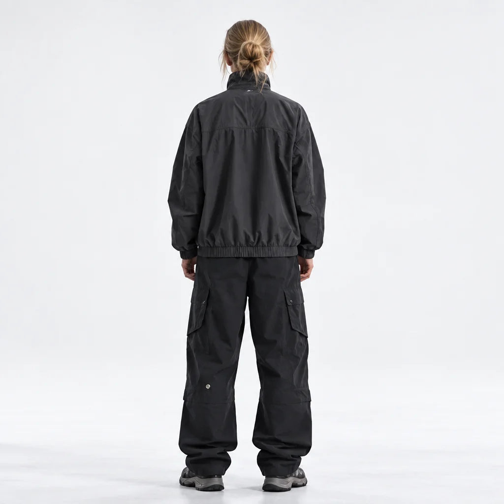 Spume - Unisex Water-Repellent & Windproof Stand-Collar Lightweight Jacket - Grey