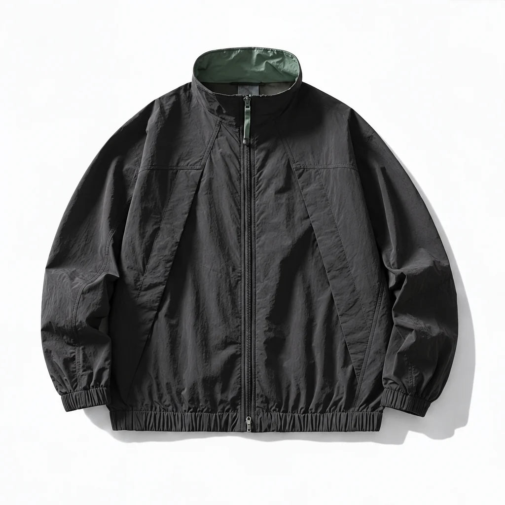 Spume - Unisex Water-Repellent & Windproof Stand-Collar Lightweight Jacket - Grey