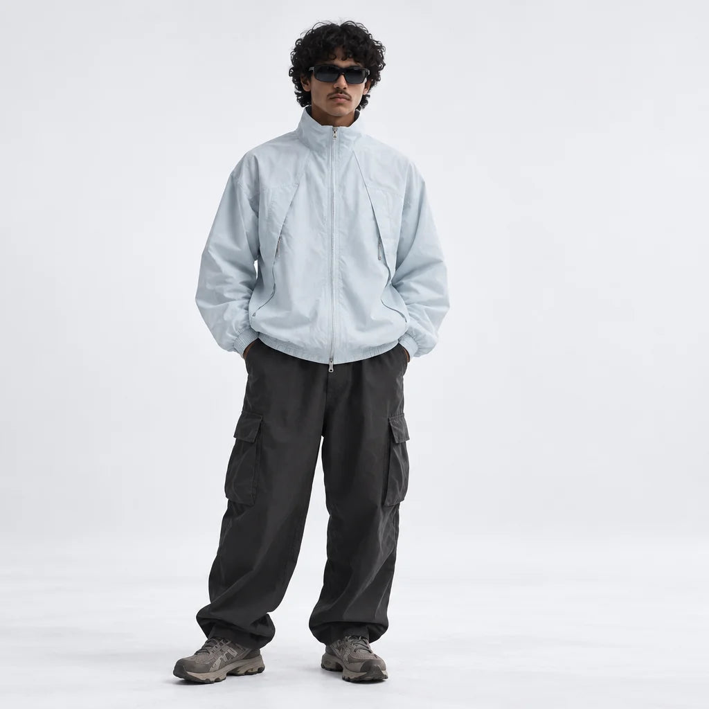 Spume - Unisex Water-Repellent & Windproof Stand-Collar Lightweight Jacket - Light Blue