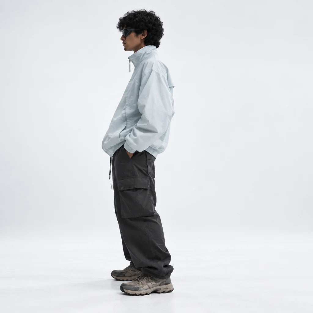 Spume - Unisex Water-Repellent & Windproof Stand-Collar Lightweight Jacket - Light Blue
