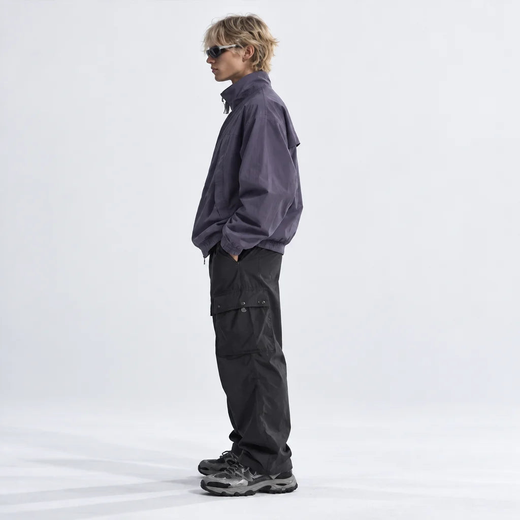 Spume - Unisex Water-Repellent & Windproof Stand-Collar Lightweight Jacket - Purple
