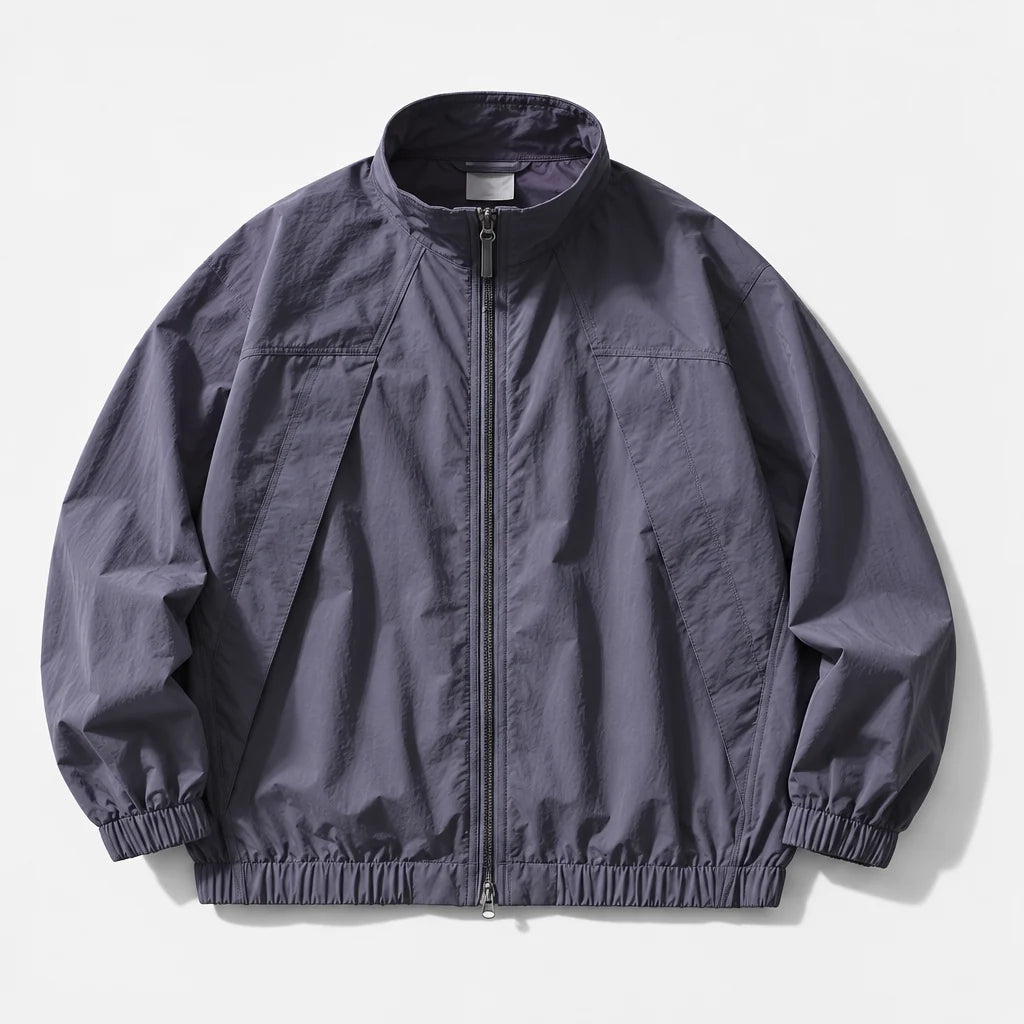Spume - Unisex Water-Repellent & Windproof Stand-Collar Lightweight Jacket - Purple