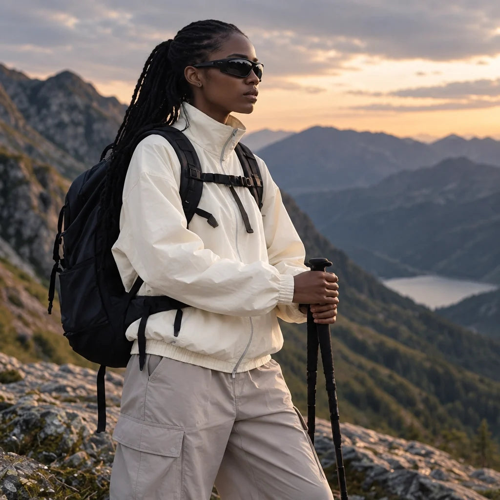 Spume - Unisex Water-Repellent & Windproof Stand-Collar Lightweight Jacket - White