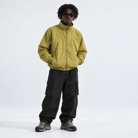 Spume - Unisex Water-Repellent & Windproof Stand-Collar Lightweight Jacket - Yellow