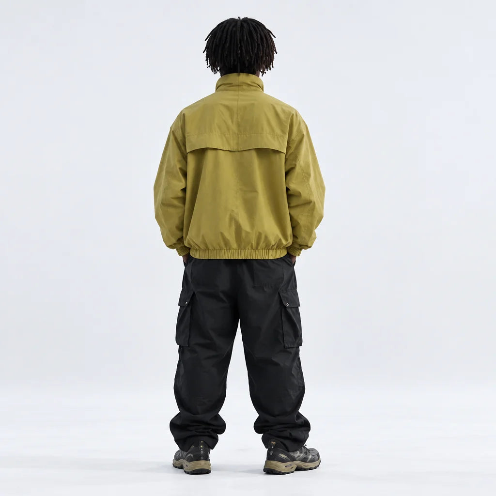 Spume - Unisex Water-Repellent & Windproof Stand-Collar Lightweight Jacket - Yellow