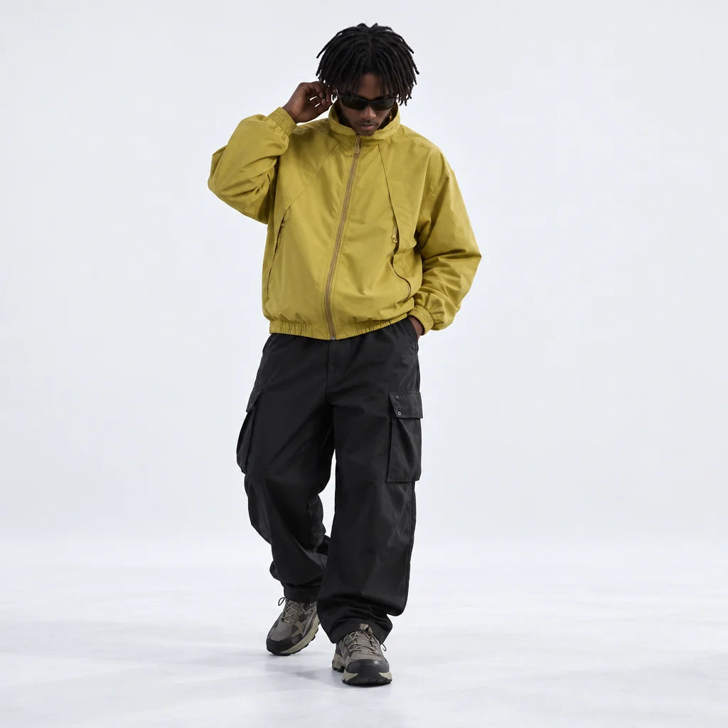 Spume - Unisex Water-Repellent & Windproof Stand-Collar Lightweight Jacket - Yellow