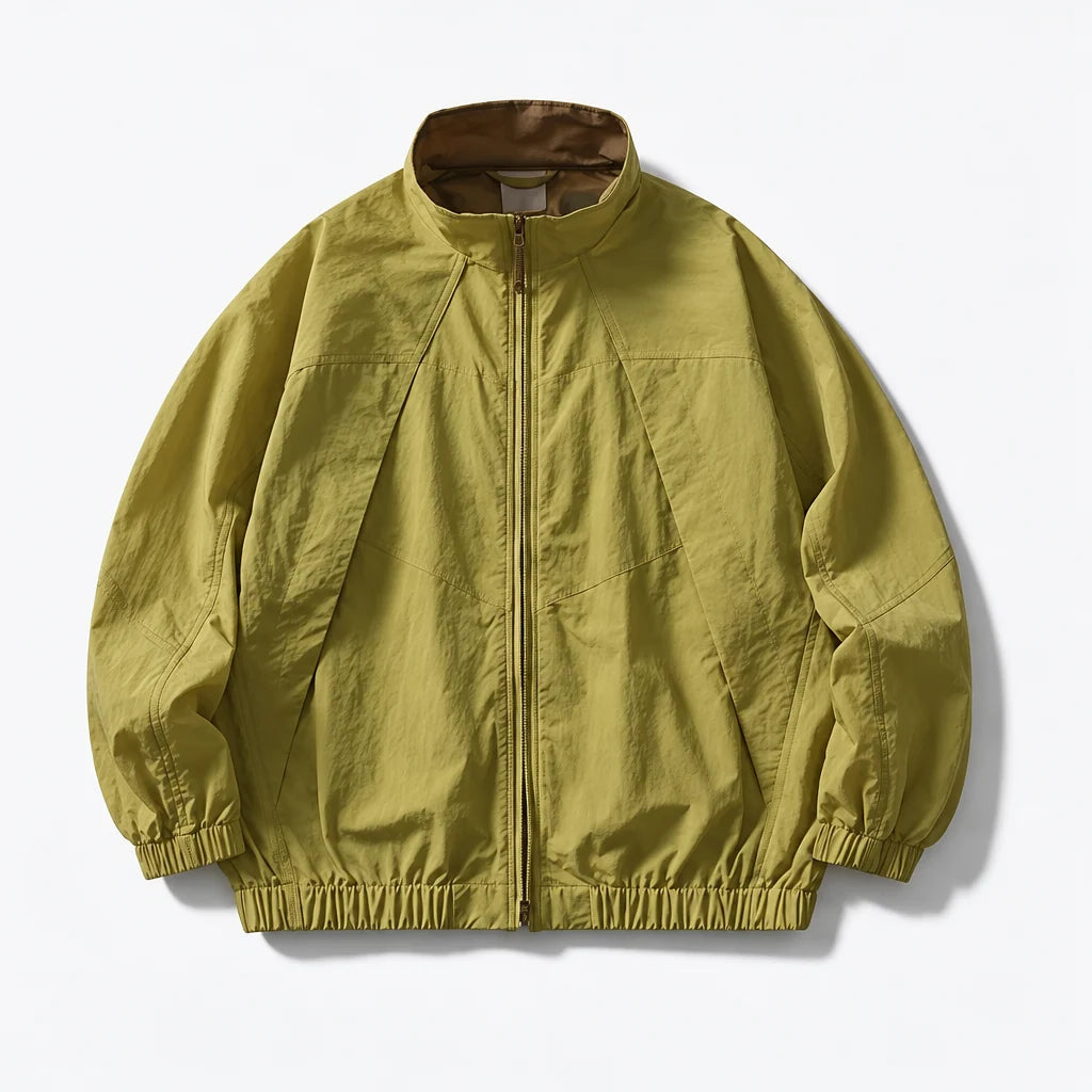 Spume - Unisex Water-Repellent & Windproof Stand-Collar Lightweight Jacket - Yellow